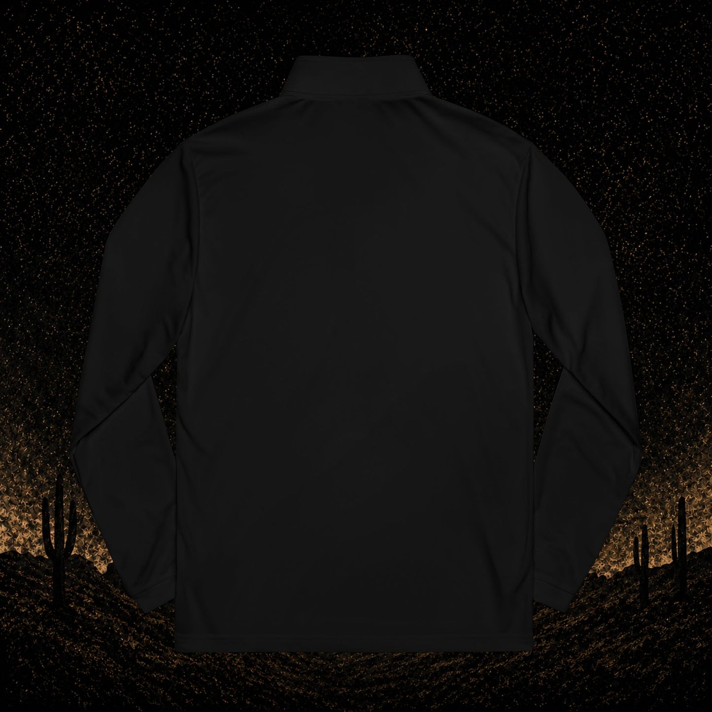 Embroidered Quarter-Zip Pullover