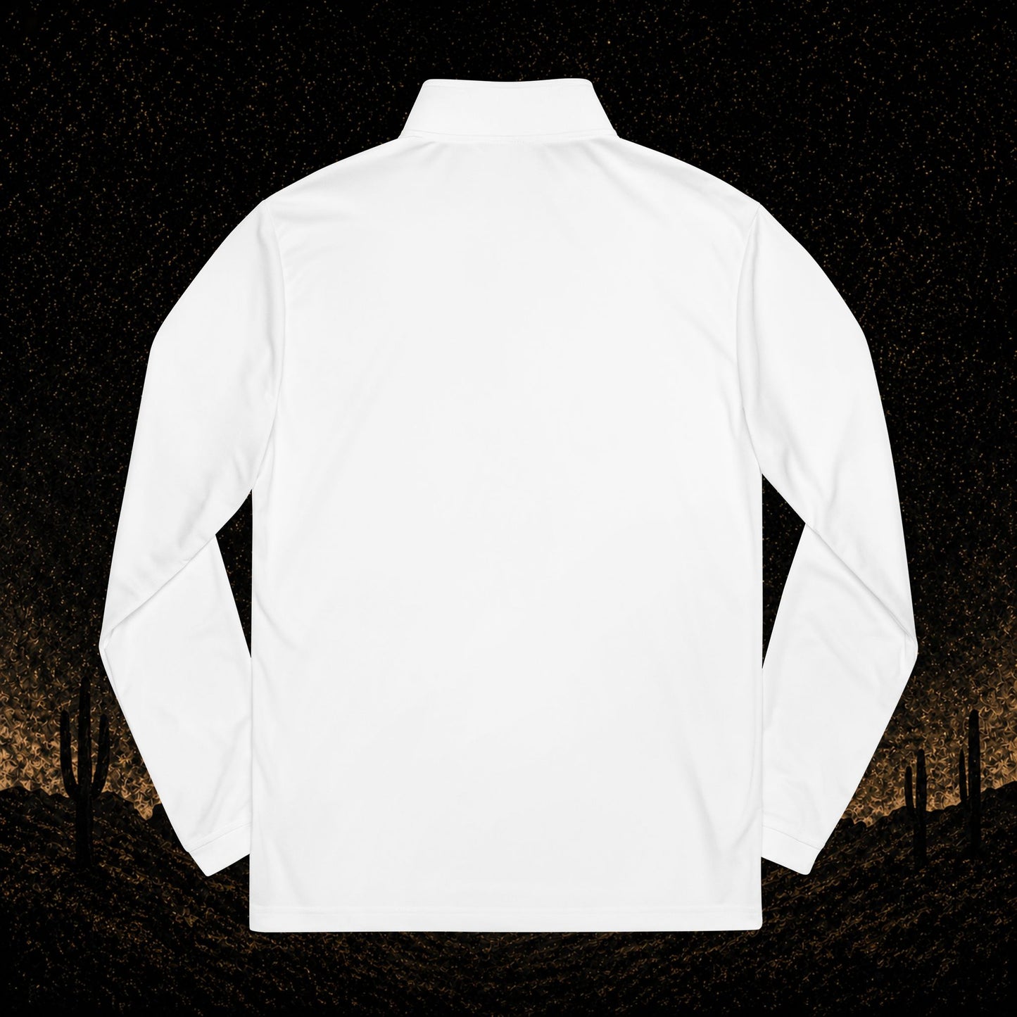 Embroidered Quarter-Zip Pullover