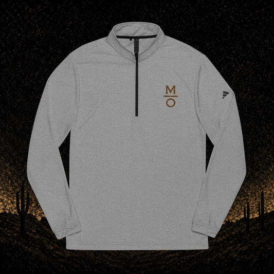 Embroidered Quarter-Zip Pullover