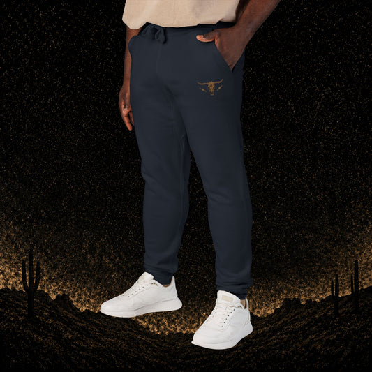 Mens Embroidered Fleece Joggers
