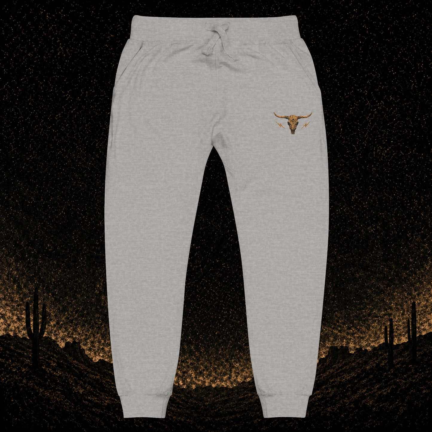Mens Embroidered Fleece Joggers