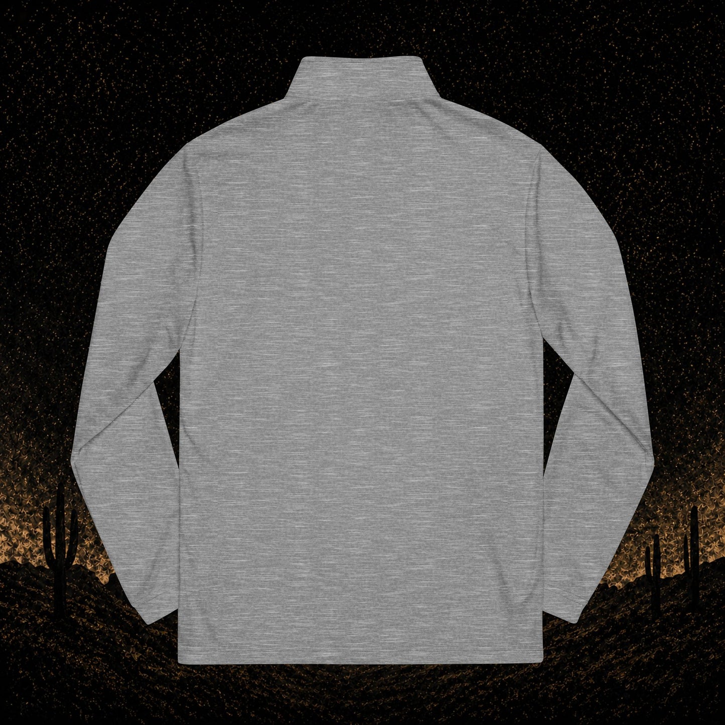Embroidered Quarter-Zip Pullover