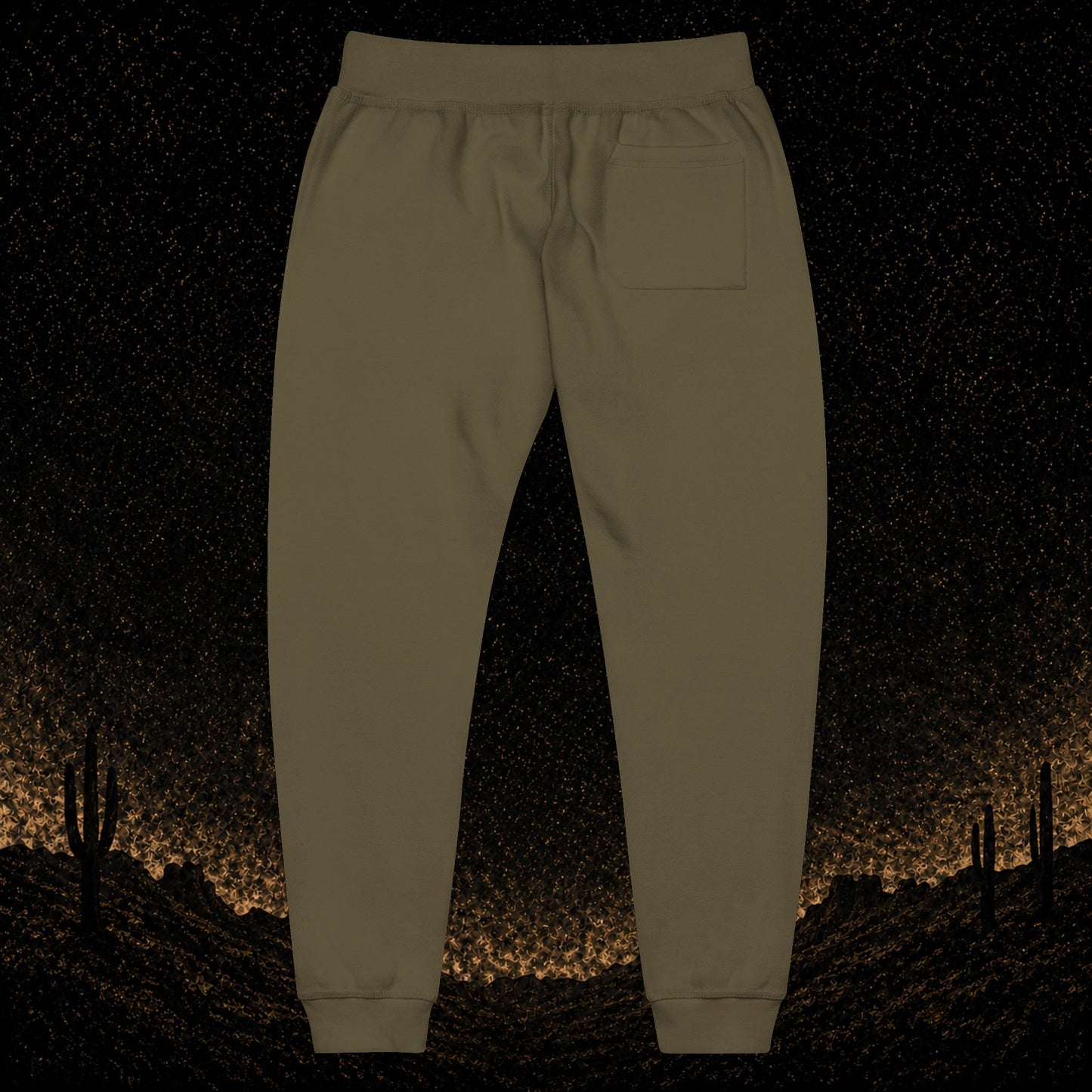 Mens Embroidered Fleece Joggers