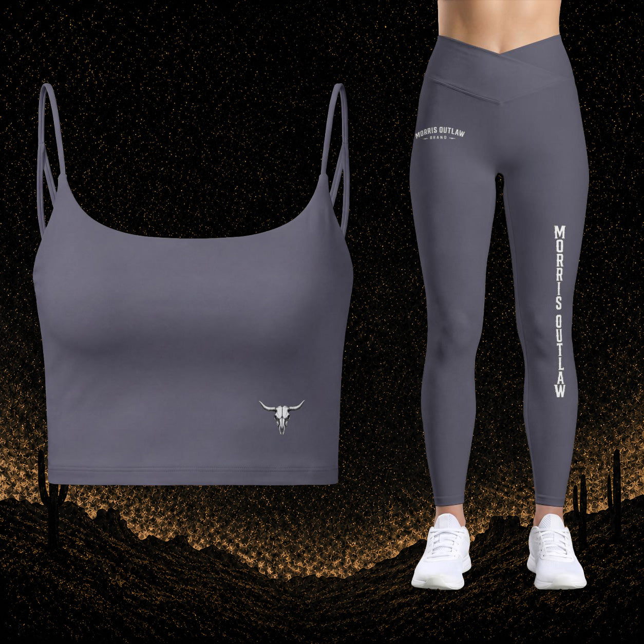 Luxe Set | Strappy Bra + V-Waist Leggings