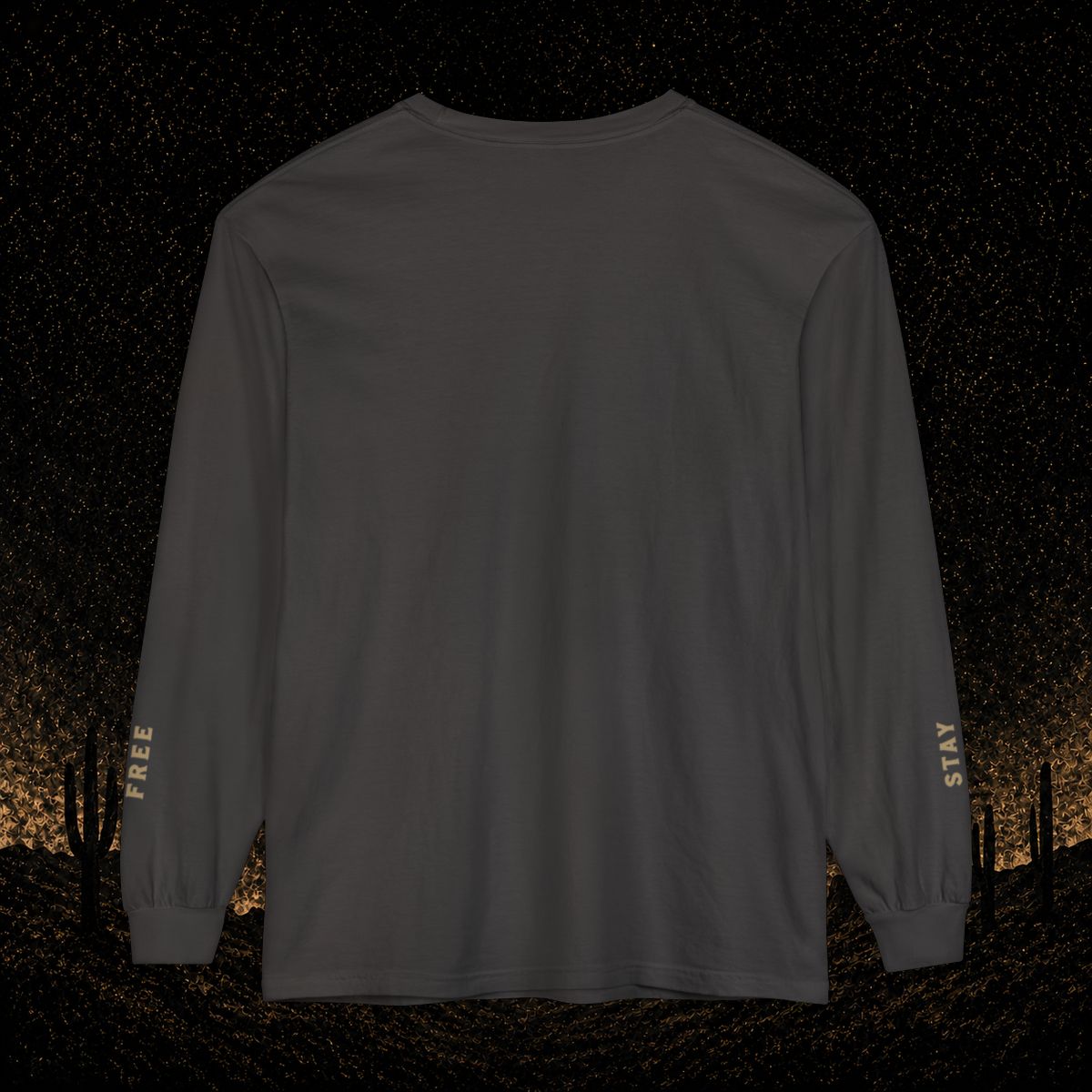 Outlaw Skull & Longhorn Long Sleeve T-Shirt