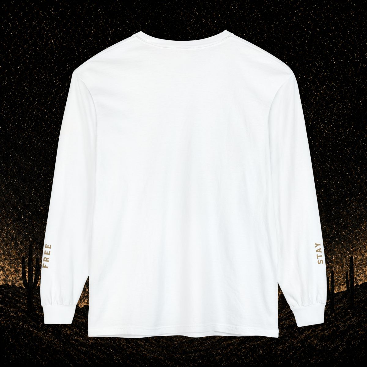 Outlaw Skull & Longhorn Long Sleeve T-Shirt