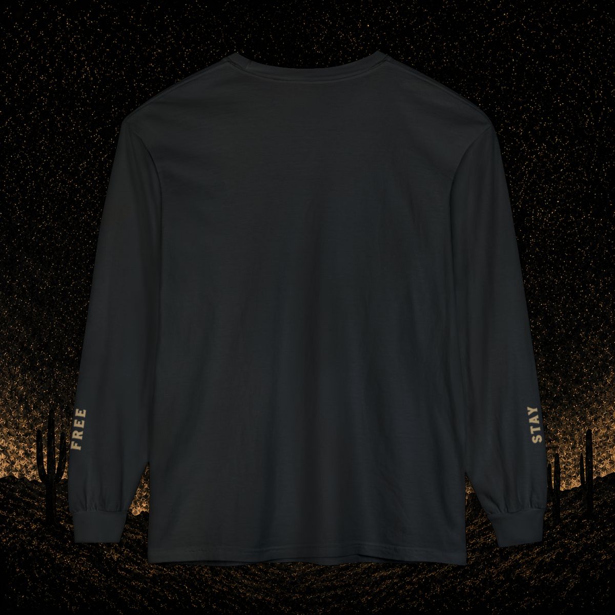 Outlaw Skull & Longhorn Long Sleeve T-Shirt